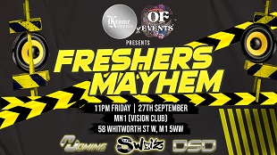 Freshers Mayhem Event