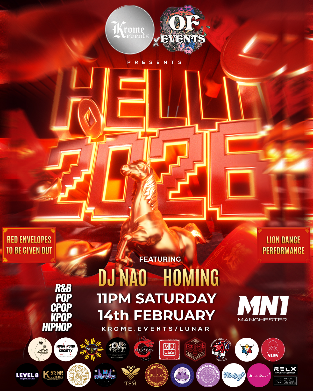 Krome Events x OF Events Proudly Presents: Lunar New Year 2026