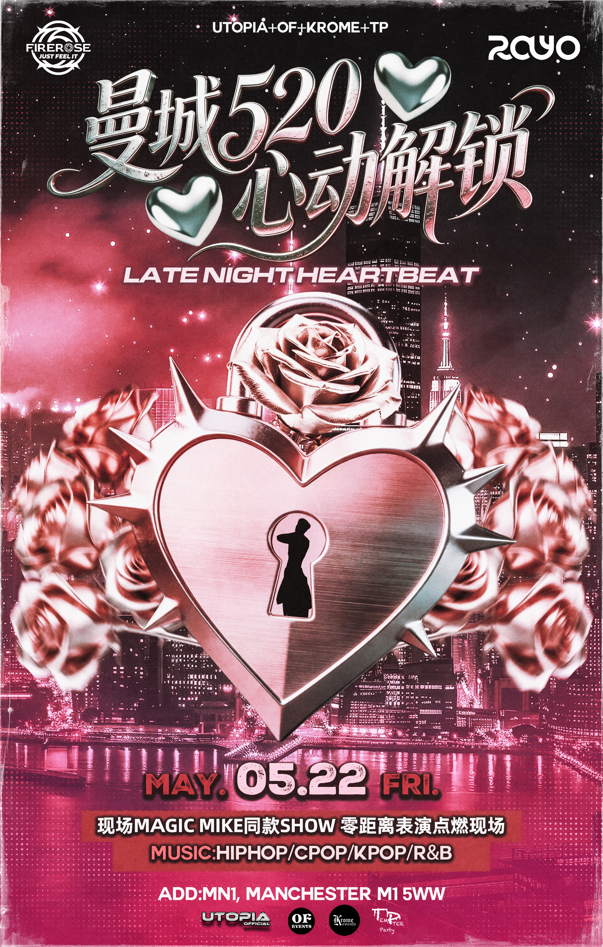 Krome Events x Oriental Hosts Proudly Presents: Late Night Heartbeat