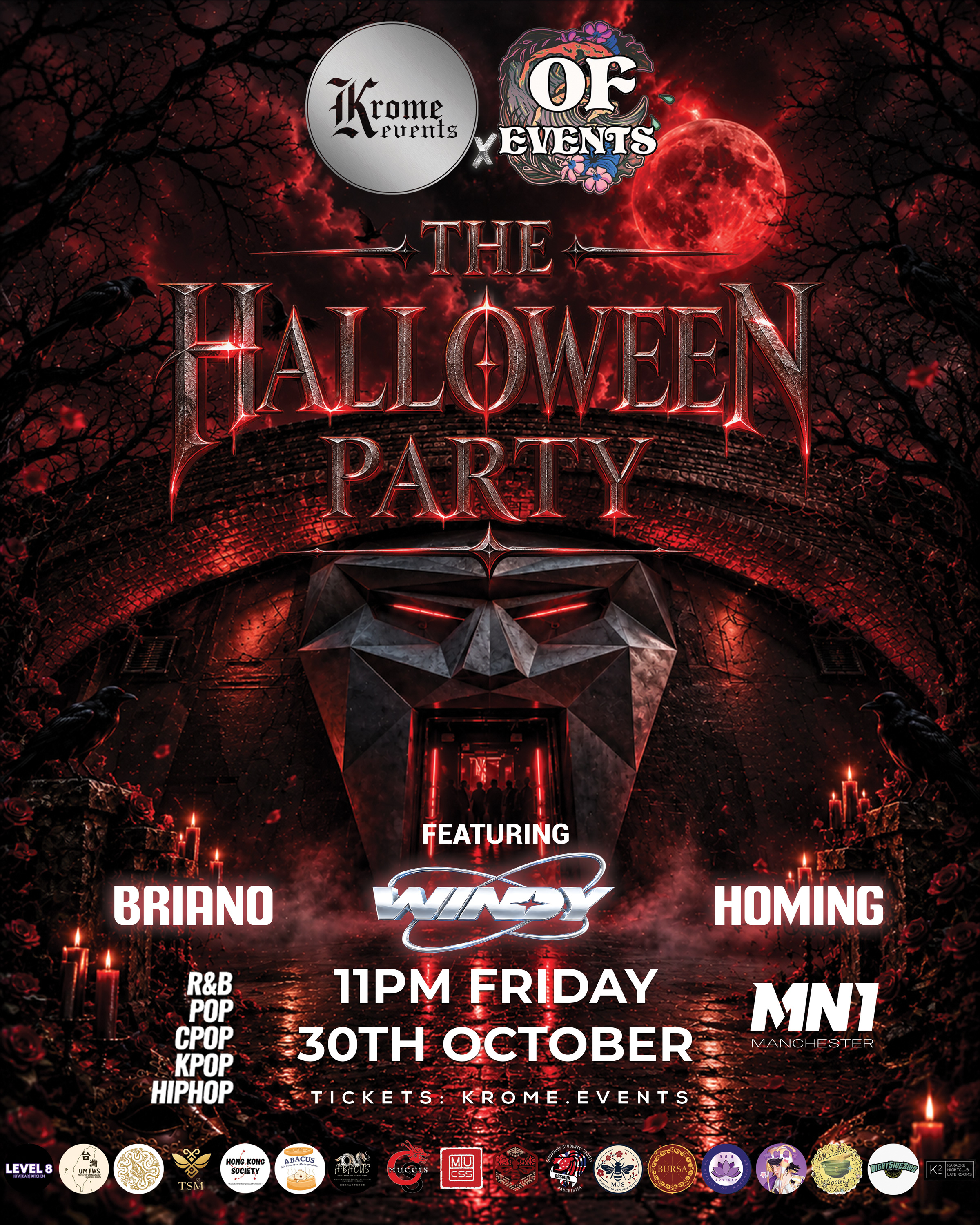 Krome Events x OF Events Proudly Presents: THE HALLOWEEN PARTY